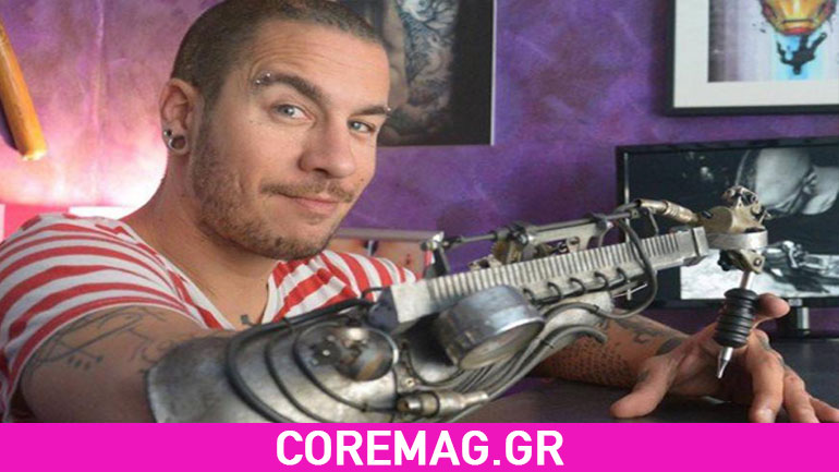 Έχασε το χέρι του, αλλά μπορεί να “χτυπάει” ακόμα τατουάζ